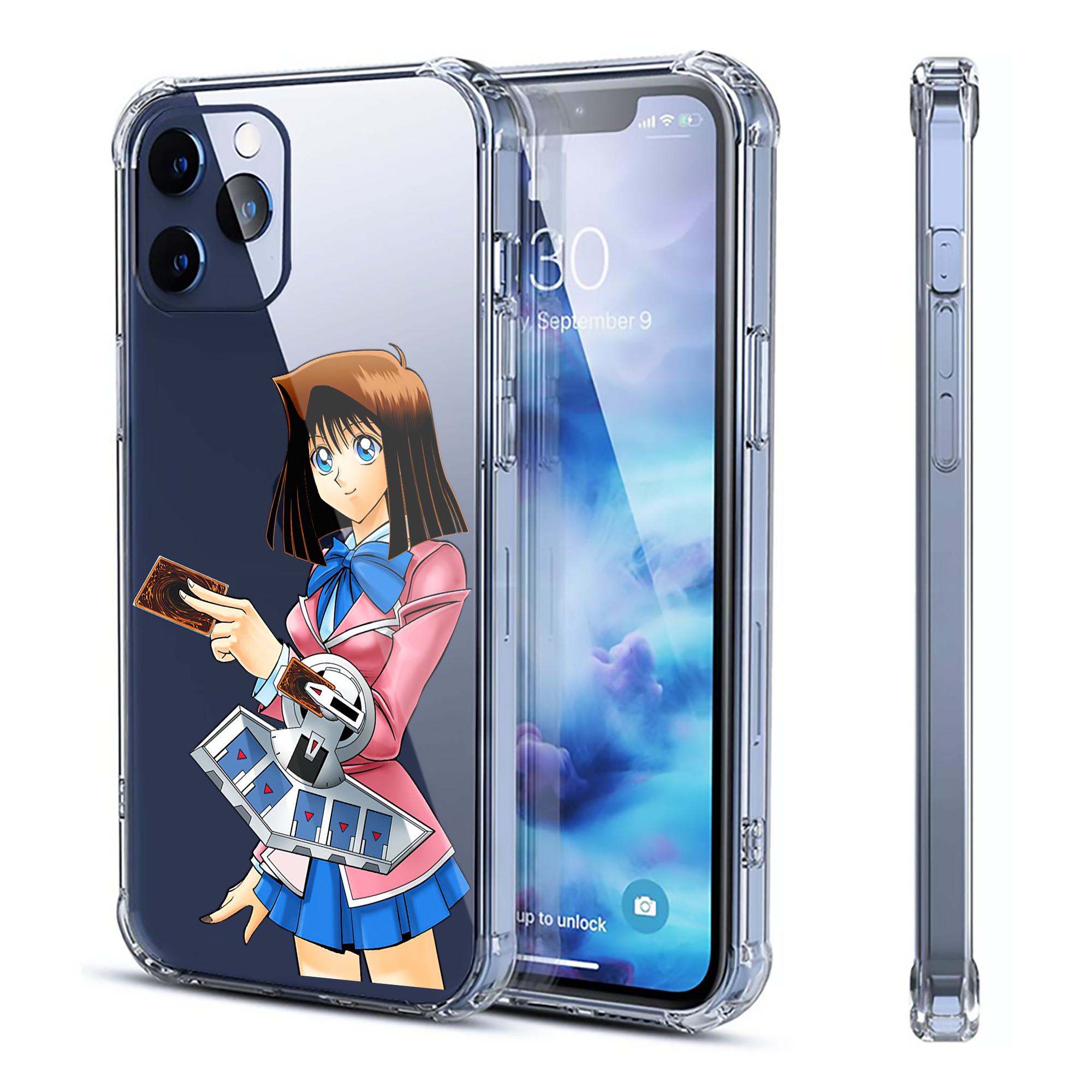 （画像用） 遊☆戯☆王 Yu-Gi-Oh! 【iPhone 12シリーズ対応】透明スマホケース（クリアソフトケース）